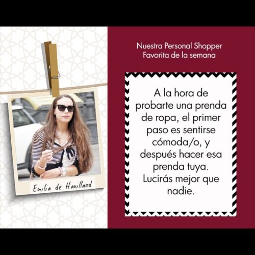 Personal shopper de la semana